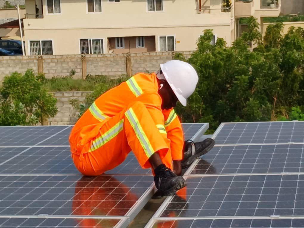 Solar panel installation